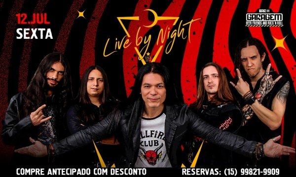 BANDA LIVE BY NIGHT em Sorocaba - Sympla