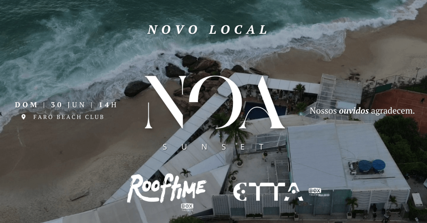 Noa sunset - novo local!