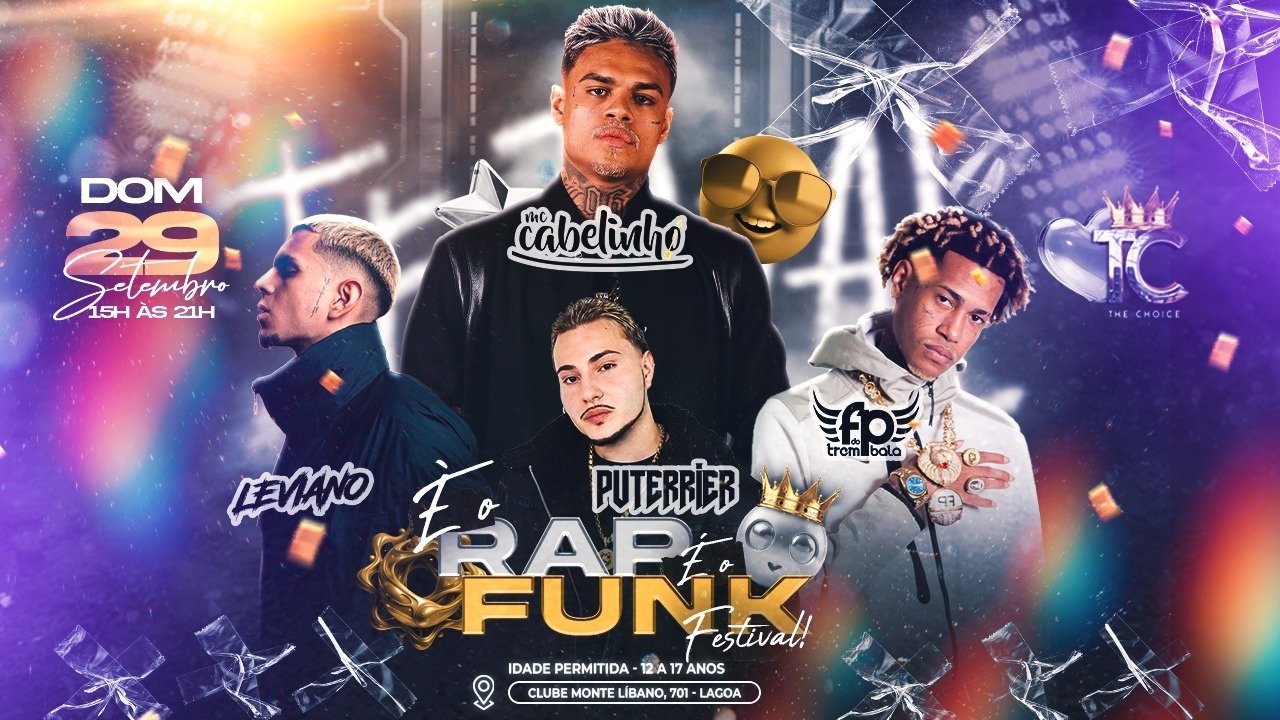 THE CHOICE RIO DE JANEIRO |É O RAP É O FUNK FESTIVAL em Rio de