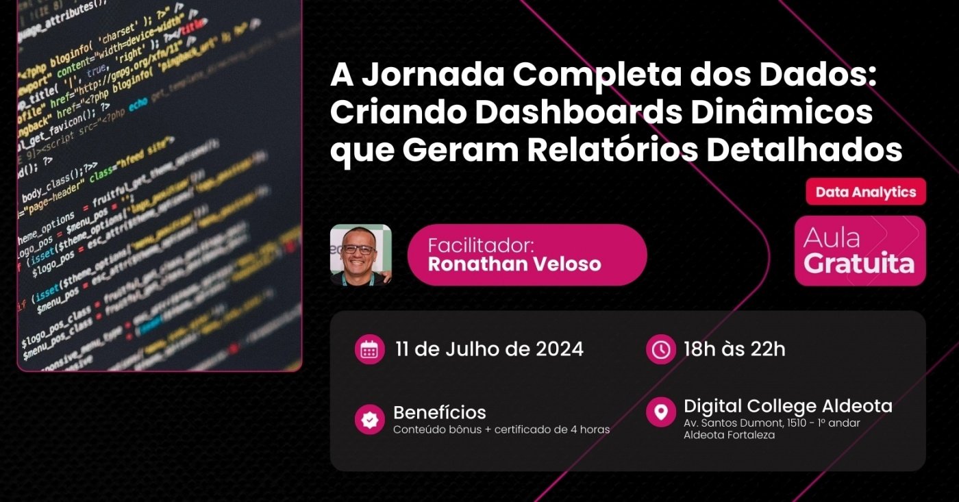 Ronathan IMERSÃO DIGITAL - A Jornada Completa dos Dados: Criando Dashboards ...