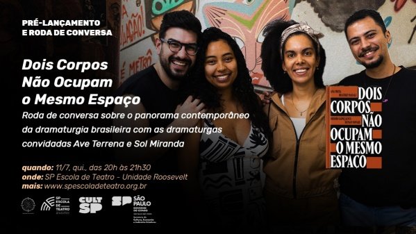 SP Leitura - Dois Corpos Não Ocupam o Mesmo Espaço em São Paulo - Sympla