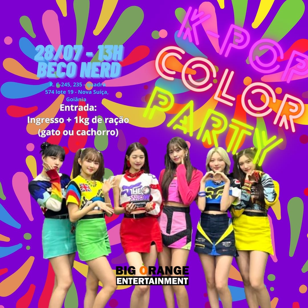 K-pop Collor Party em Goiânia - Sympla