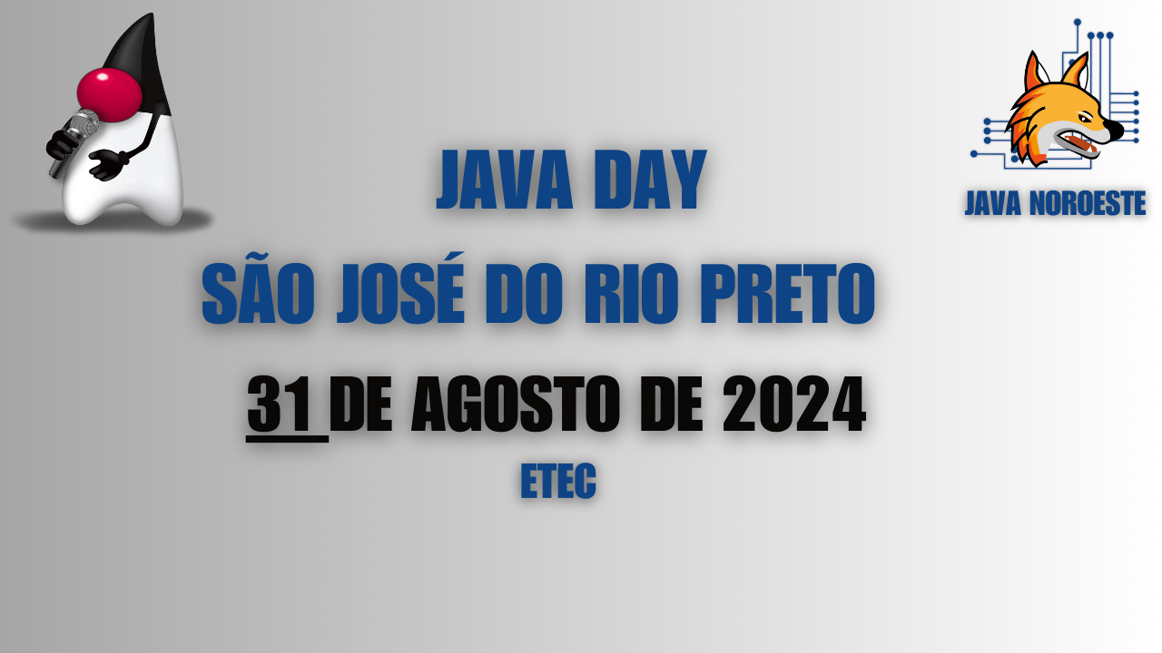 Java Day São José do Rio Preto-SP em São José do Rio Preto - Sympla