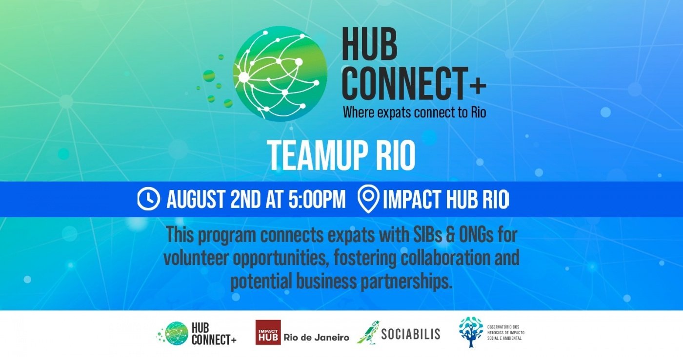 Team UP Rio of HUB Connect+ em Rio de Janeiro - Sympla