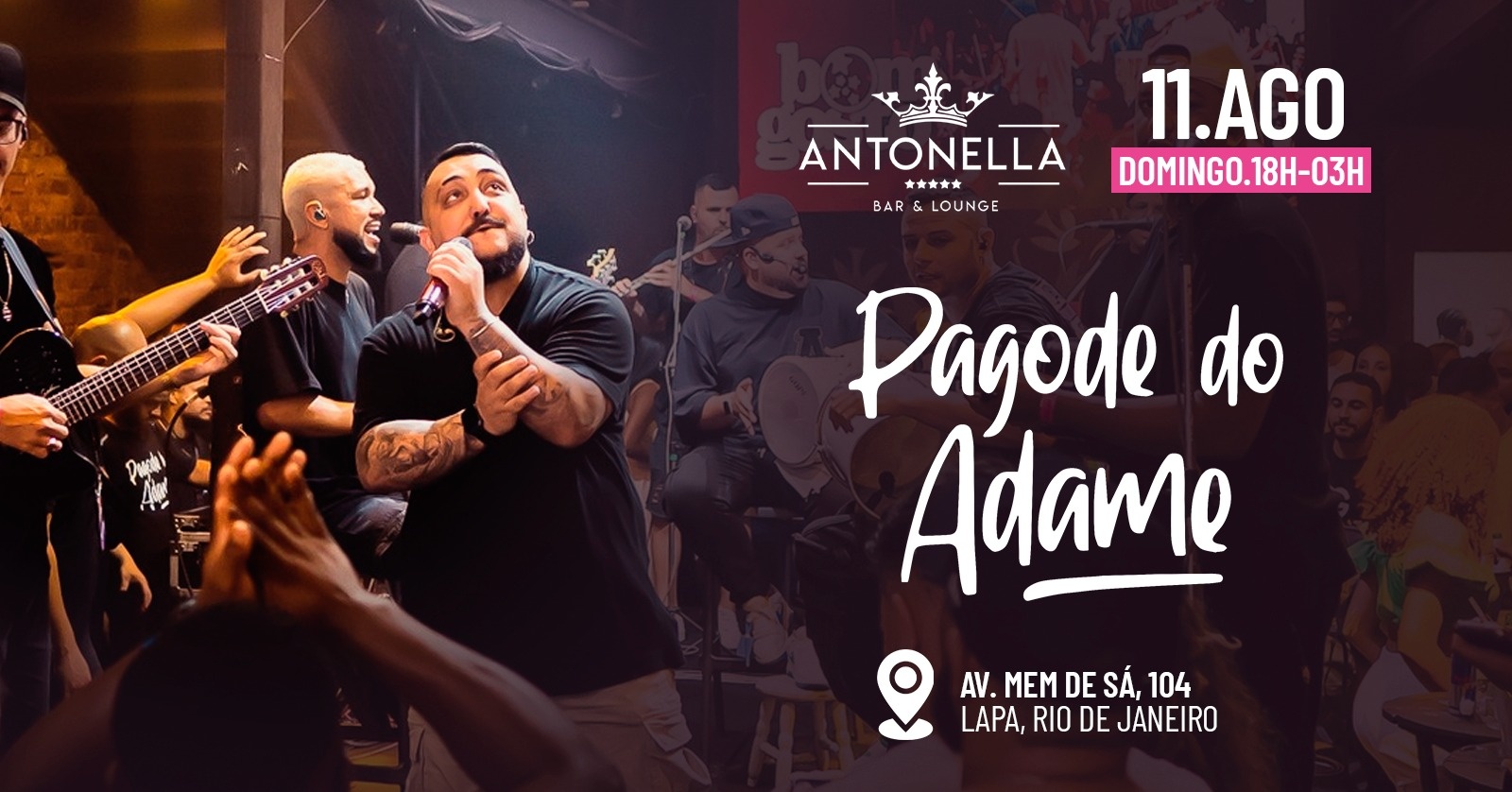 Pagode do Adame na Antonella em Rio de Janeiro