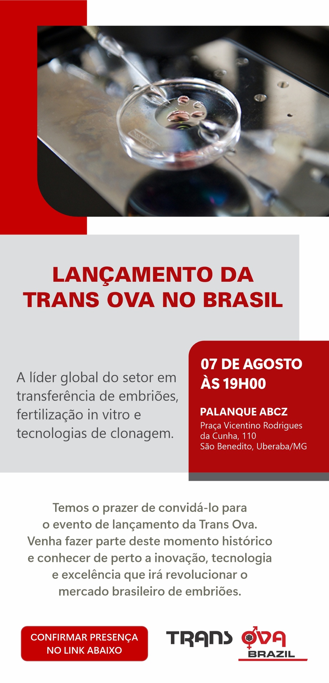 Lançamento da TransOva no Brasil (Uberaba) em Uberaba - Sympla