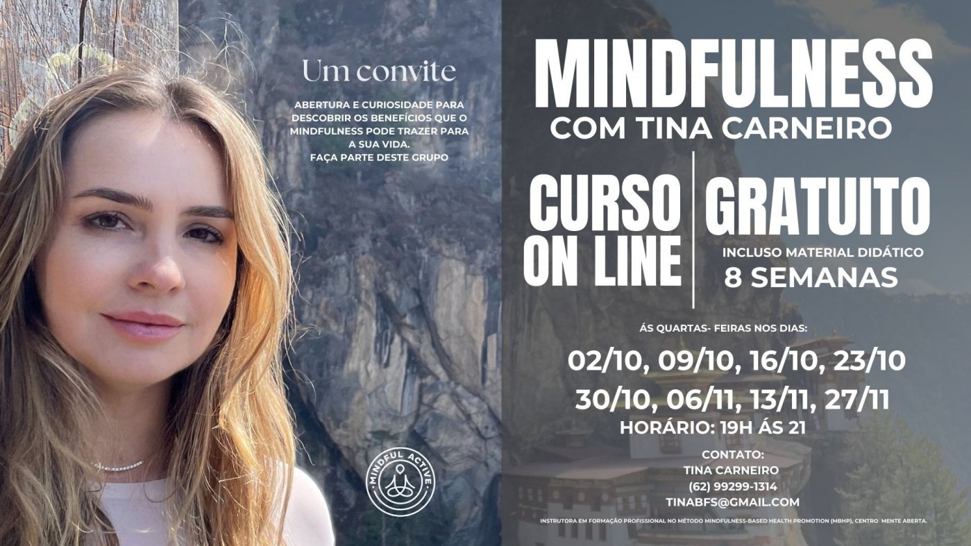 PROGRAMA DE MINDFULNESS GRATUITO 8 SEMANAS - online - Sympla