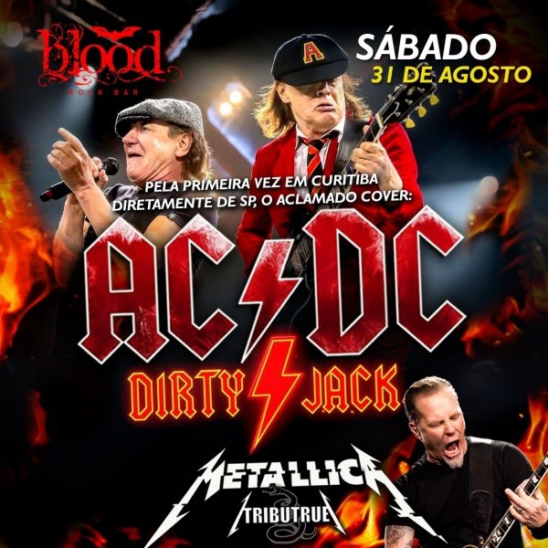 AC/DC COVER (SP) em Curitiba em Curitiba - Sympla