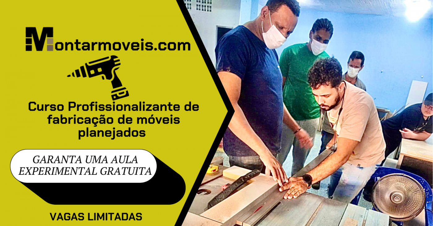 Curso Profissionalizante de Fabricação de Móveis Planejados em Belo ...