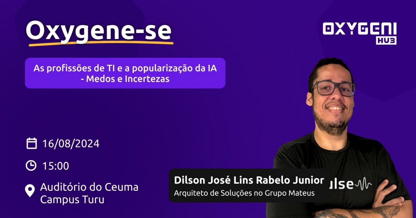 Oxygene-se com Dilson José em São Luís - Sympla