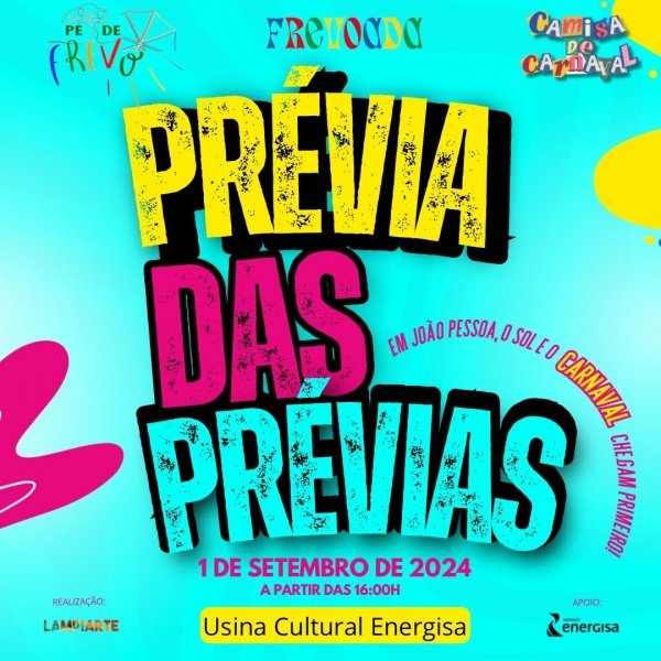 Prévia das Prévias em João Pessoa - Sympla