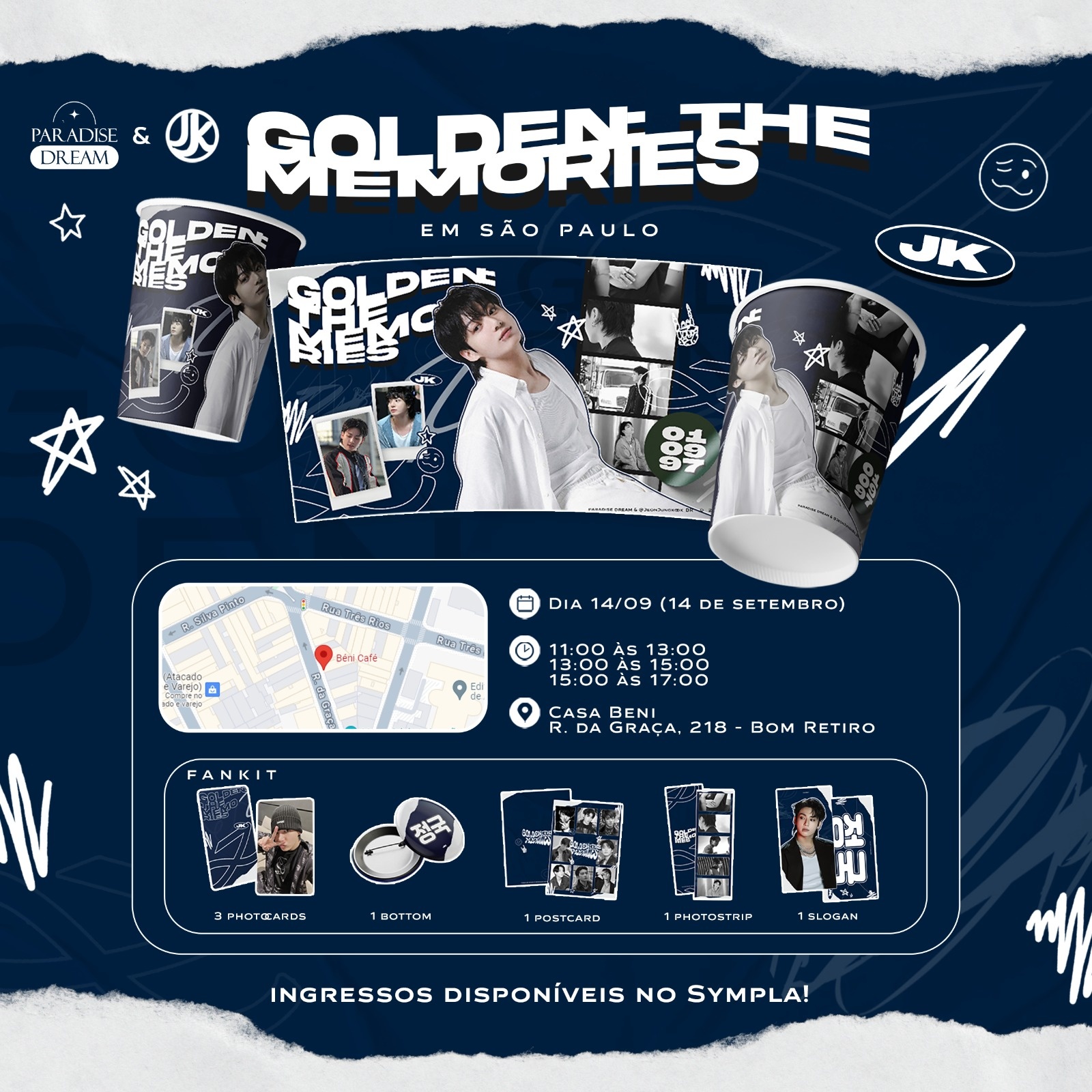 JUNGKOOK - GOLDEN: THE MEMORIES (SÃO PAULO) em São Paulo - Sympla