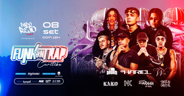 Funk On Trap - Curitiba - 08 de setembro em Curitiba - Sympla