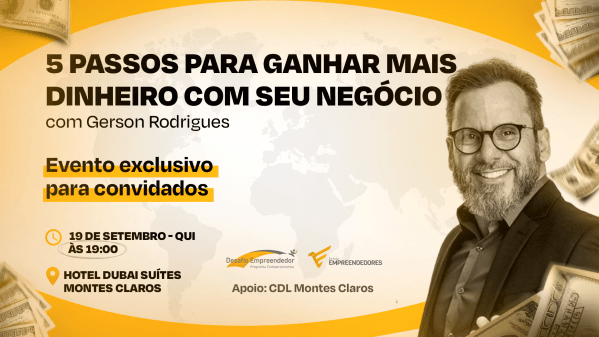 Imagem do evento 10 Passos para Ganhar mais Dinheiro com seu Negócio