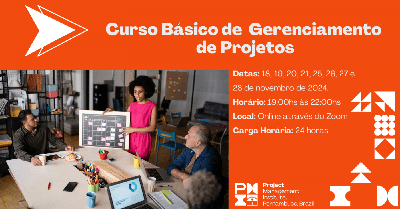Curso Básico de Gerenciamento de Projetos - Nov/2024 - online - Sympla