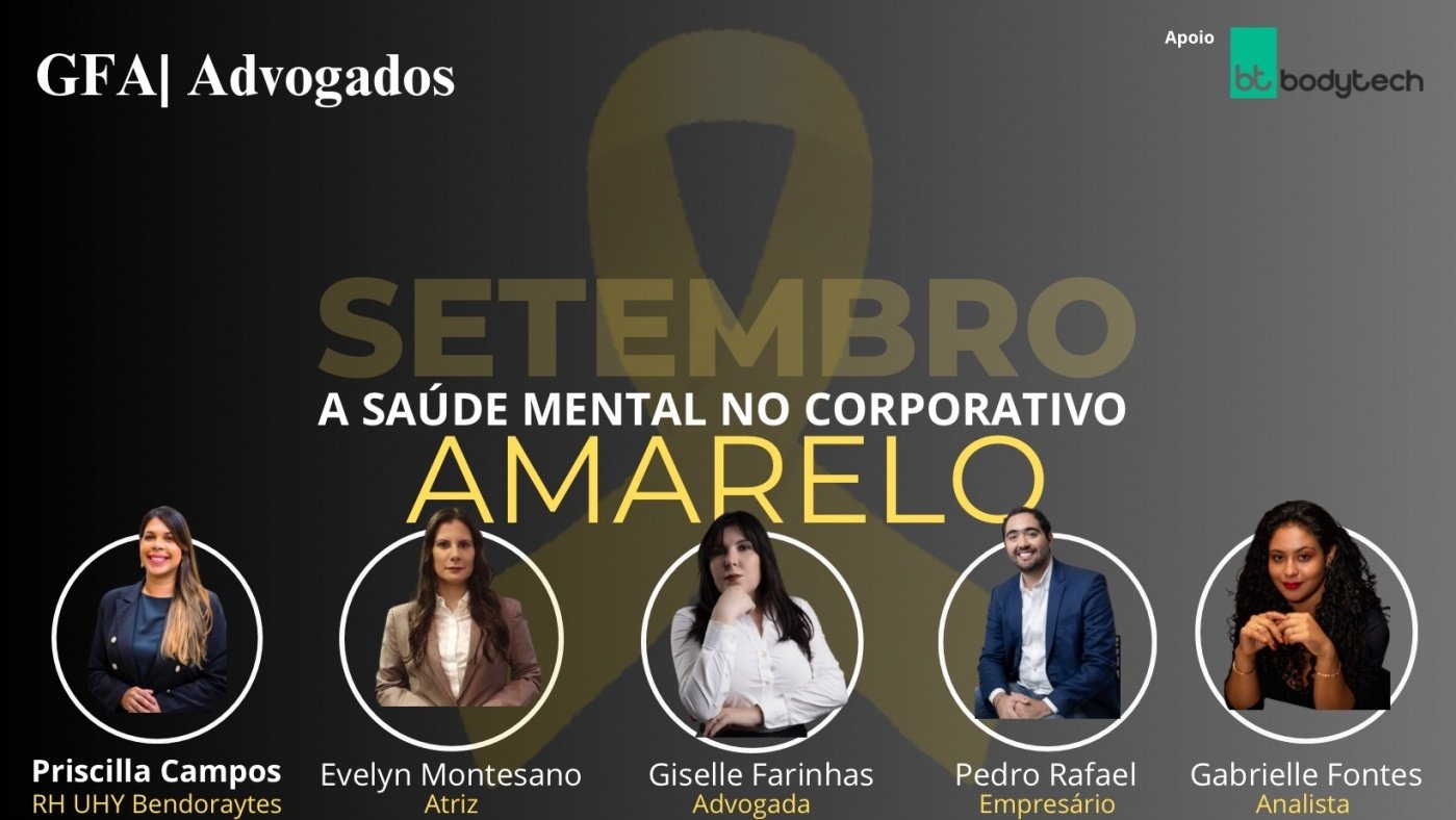 Setembro Amarelo - A saúde mental nas empresas em Rio de Janeiro - Sympla