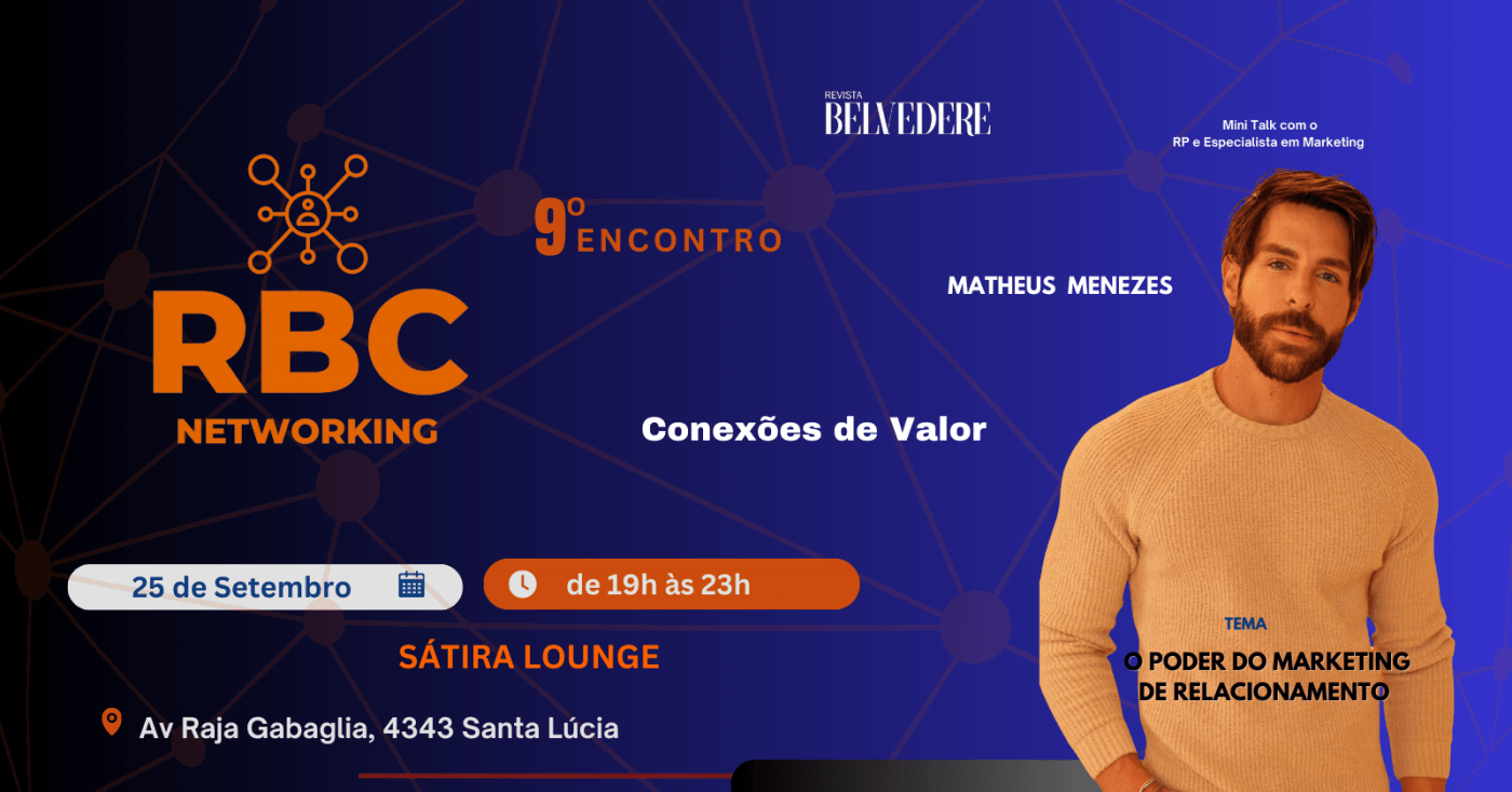 9o ENCONTRO RBC NETWORKING em Belo Horizonte - Sympla
