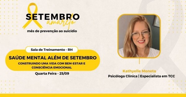 Palestra sobre Setembro Amarelo em Paulista - Sympla