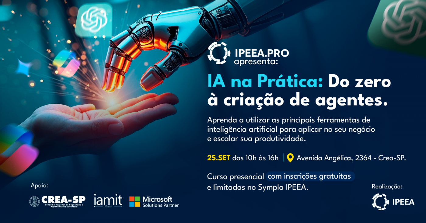Curso Presencial: IA na Prática - Do Zero à Criação de Agentes. em São ...