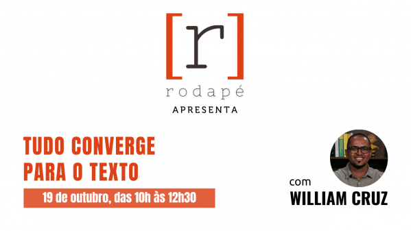 Rodapé | Tudo converge para o texto em São Paulo - Sympla