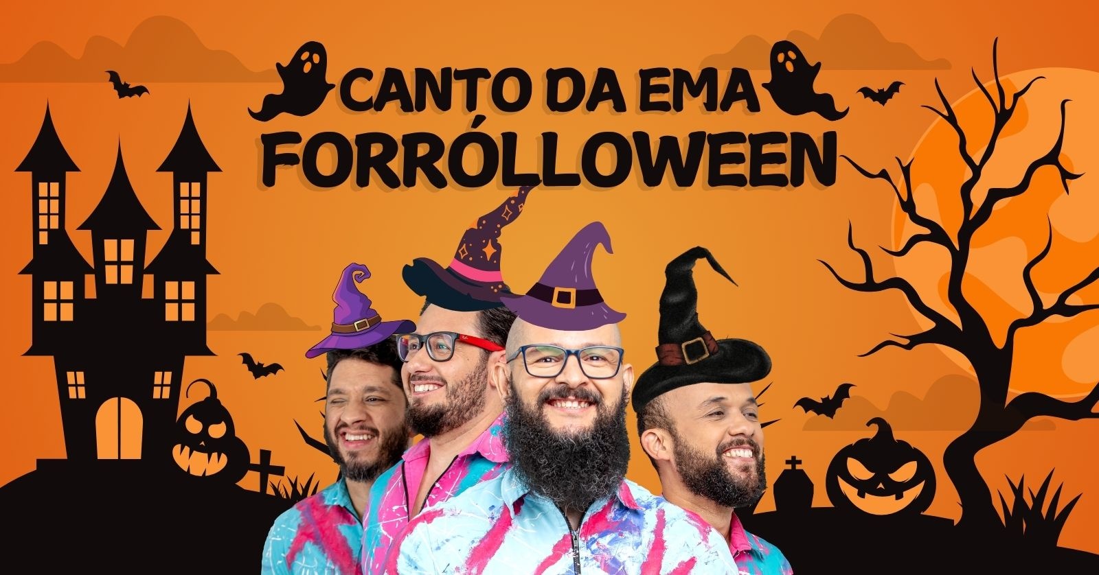Forrólloween com Dois Dobrado no Canto da Ema