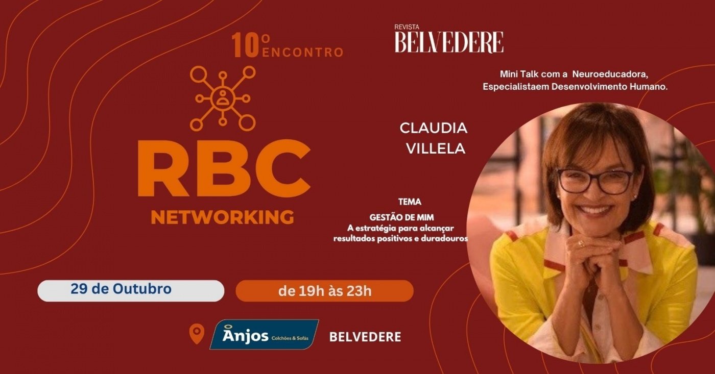 Networking Event Rbc Décimo Encontro RBC Networking em Belo Horizonte - Sympla