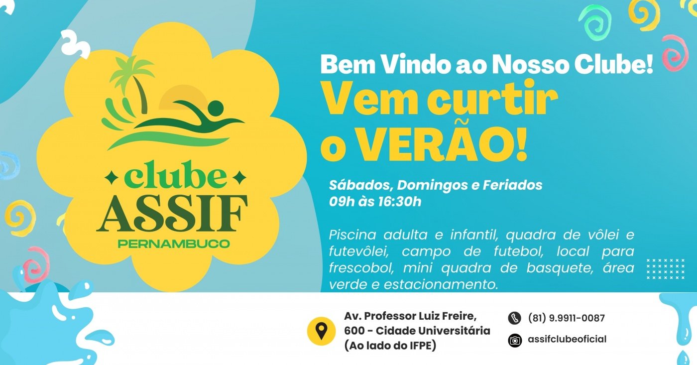 ASSIF CLUBE | 25 e 26 de Janeiro em Recife - Sympla