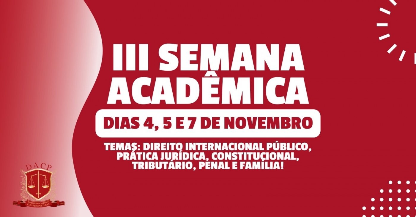 Dacp Portugal III SEMANA ACADÊMICA DE DIREITO - DACP em Curitiba - Sympla