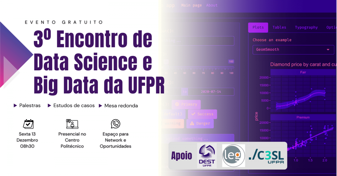 3º Encontro de Data Science & Big Data UFPR em Curitiba - Sympla