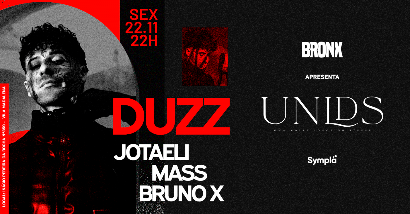 DUZZ **UMA NOITE LONGE DO STRESS** em São Paulo - Sympla