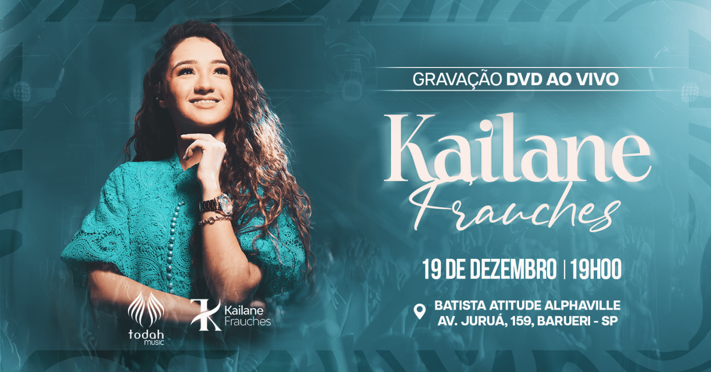 Gravação do DVD | Ao Vivo Kailane Frauches em Barueri - Sympla