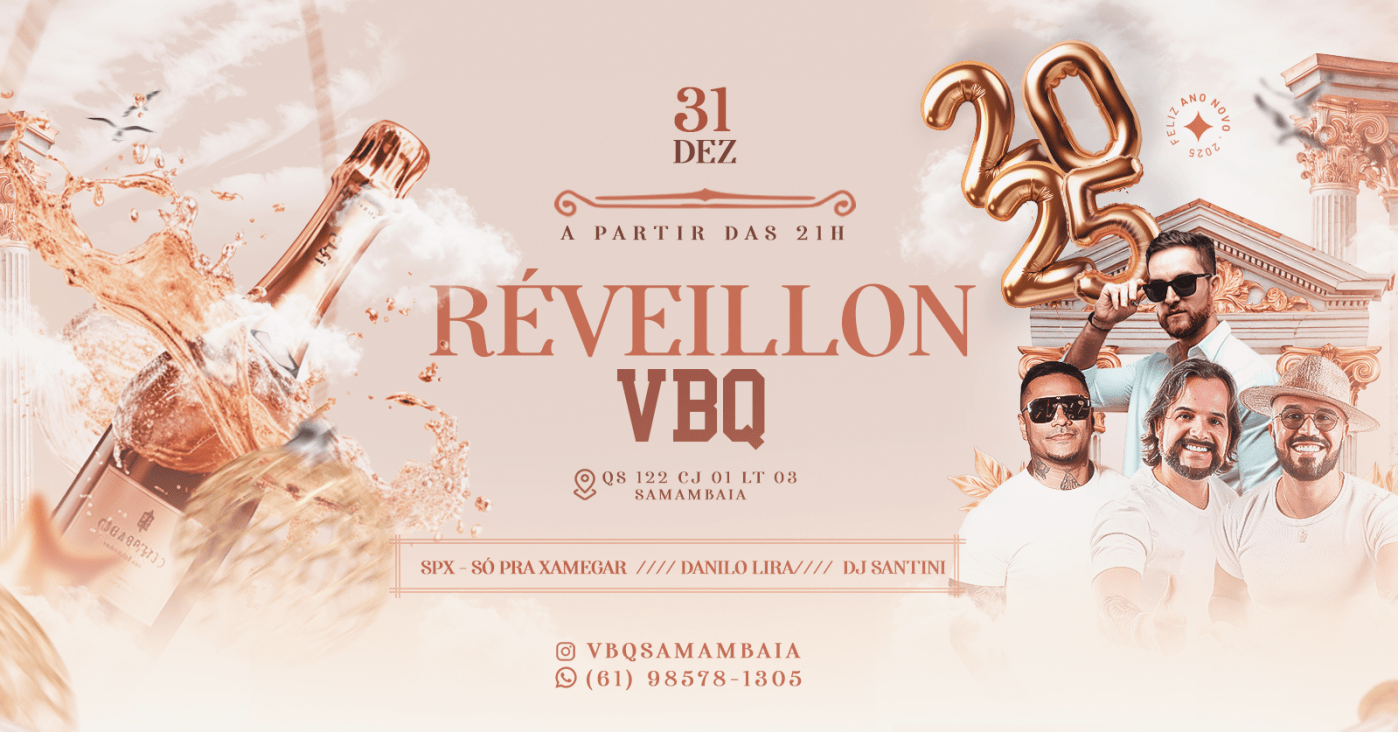 Réveillon VBQ 2025 em Brasília - Sympla