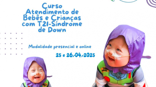 T21 Atendimento do bebê e criança com T21 - Síndrome de Down - online - Sympla