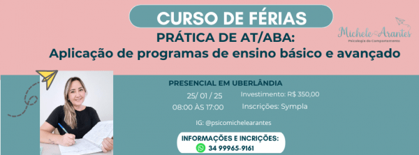 Prática de AT/ABA: Aplicação de programas de ensino básico e avançado ...