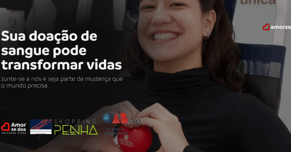 Imagem do evento Doação de Sangue no Shopping Penha - Dia 20/01
