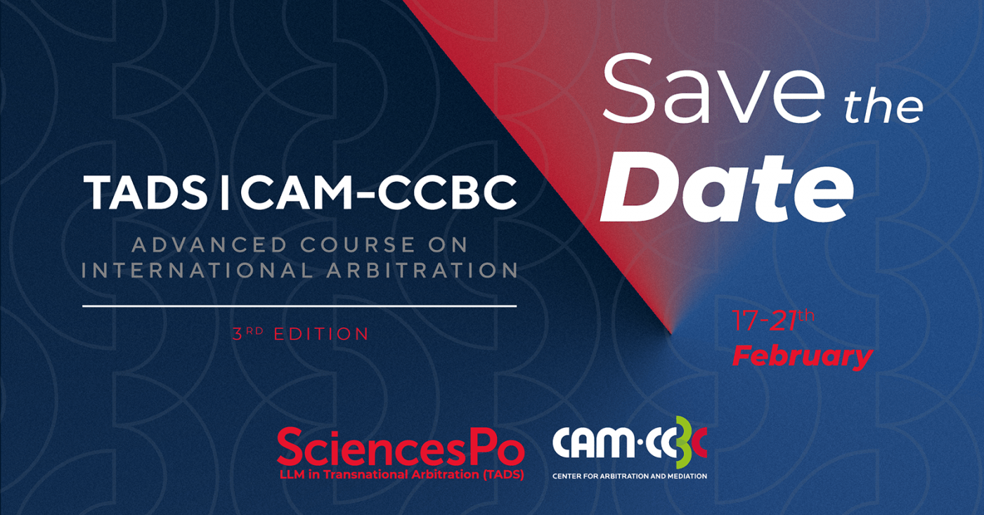 Ccbc Course TADS & CAM-CCBC Advanced Course on International Arbitration 2025 em ...