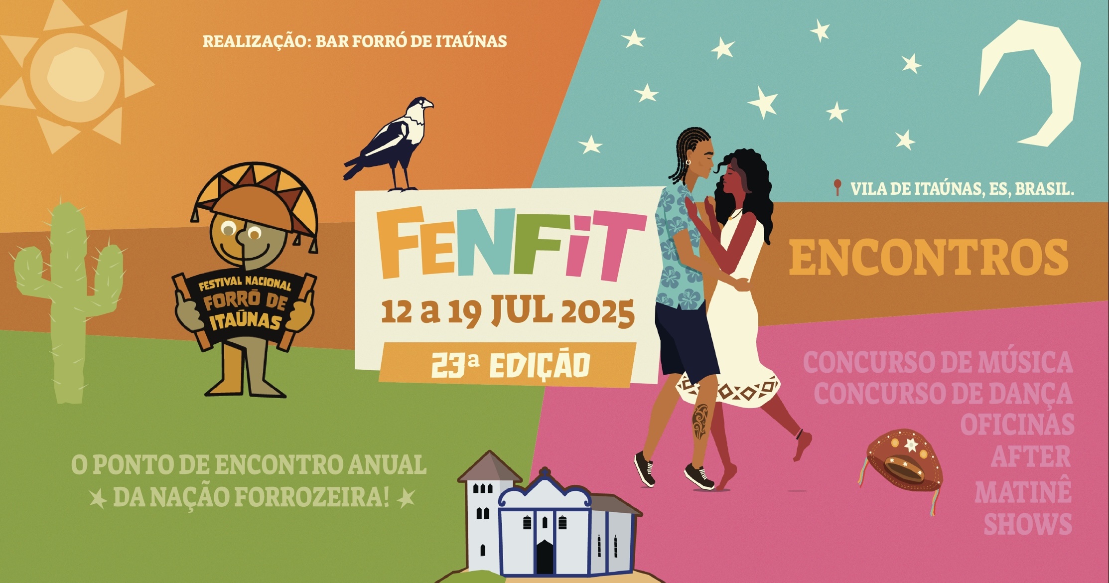 FENFIT 2025 - ENCONTROS - Festival Nacional Forró de Itaúnas - 23ª Edição