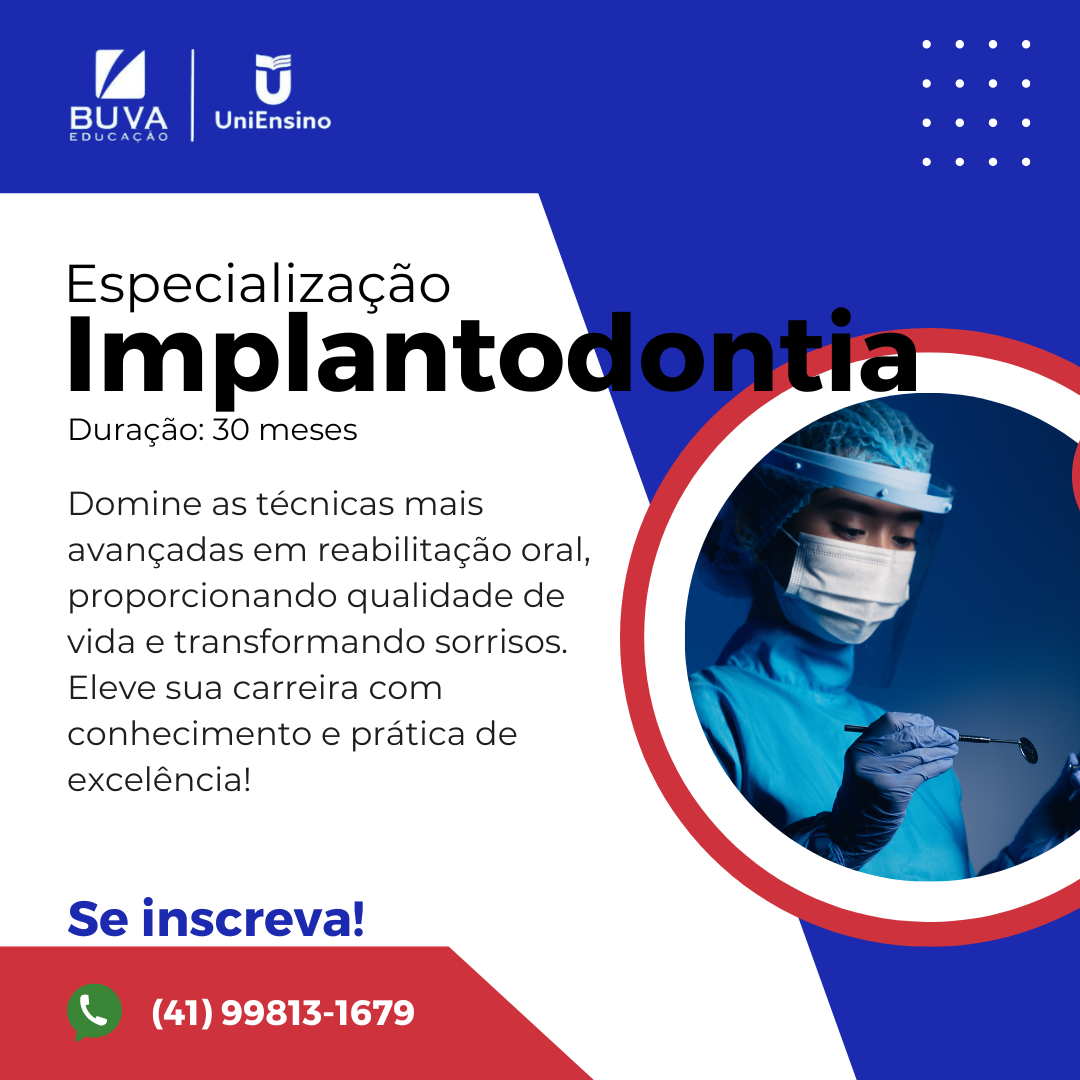 Especialização em Implantodontia - Uniensino