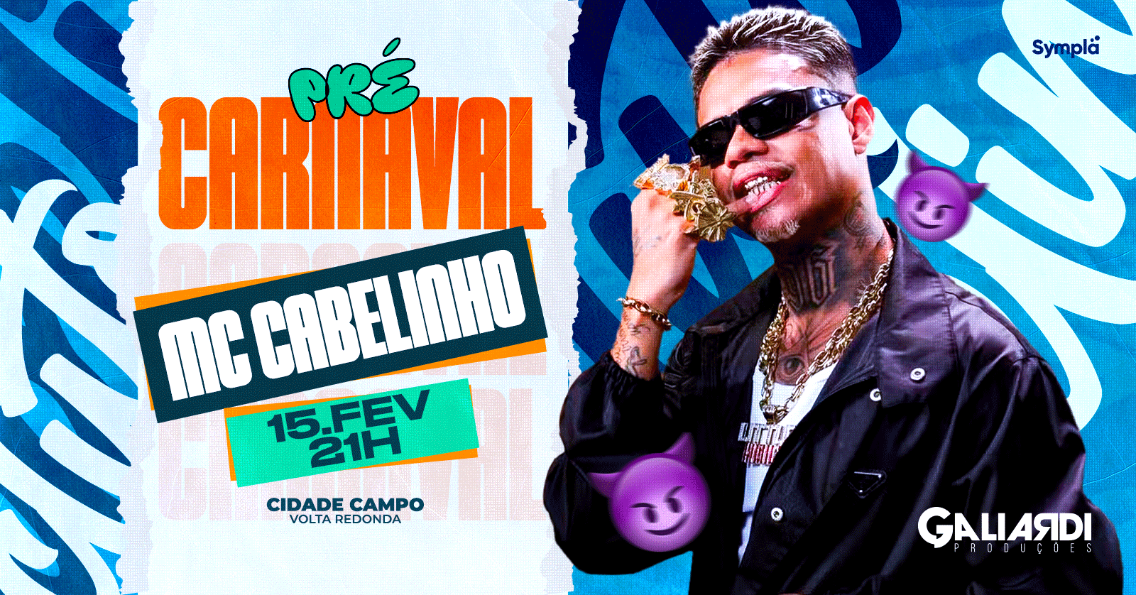 Pré Carnaval com Mc Cabelinho em Volta Redonda