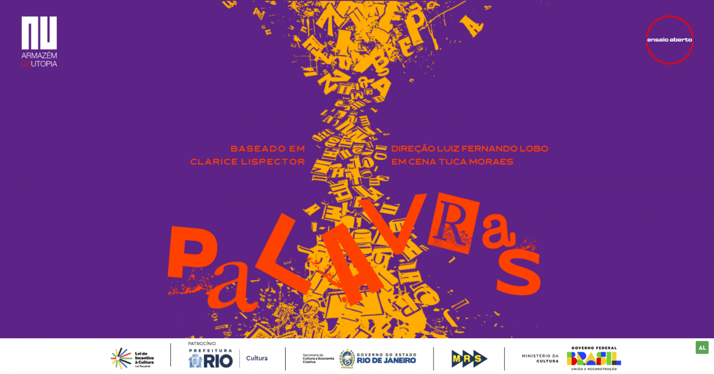 PALAVRAS, de Clarice Lispector - 28/05 - Quinta-feira