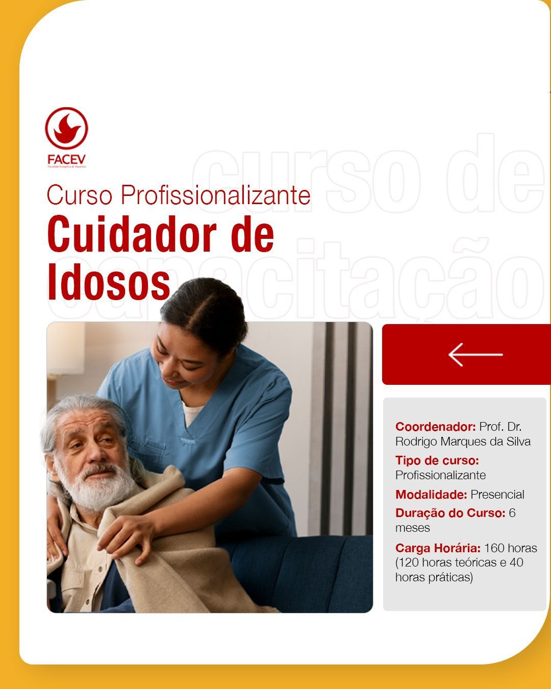 Curso Profissionalizante- Cuidador de Idosos