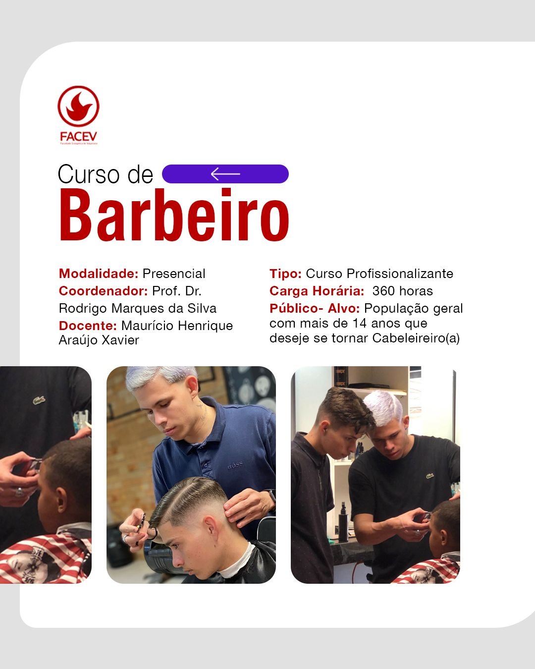 Curso Profissionalizante- Barbeiro