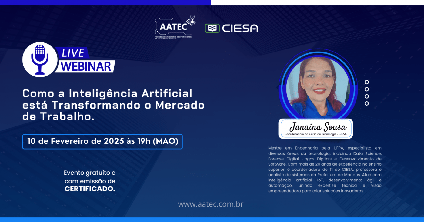 (AATEC) Webinar - Como a IA está Transformando o Mercado de Trabalho ...