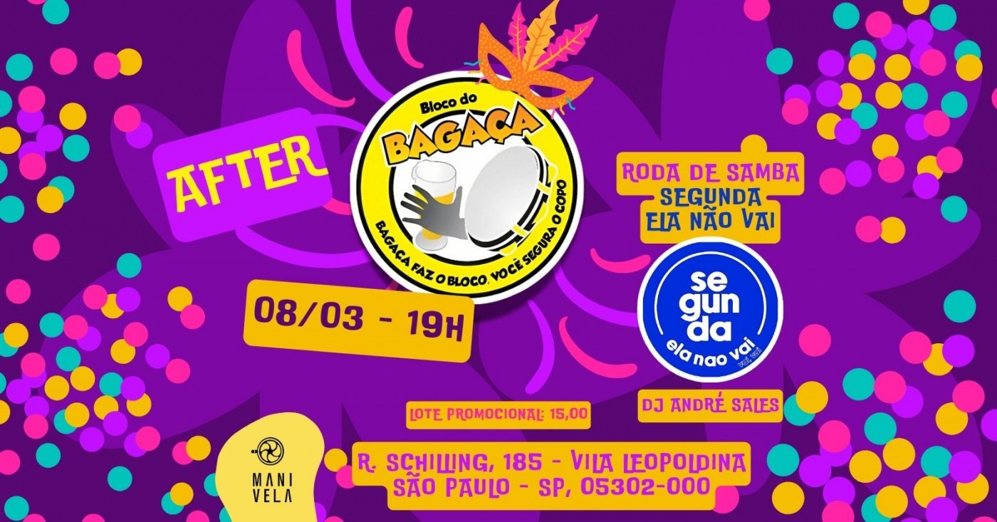 After Bloco do Bagaça em São Paulo - Sympla