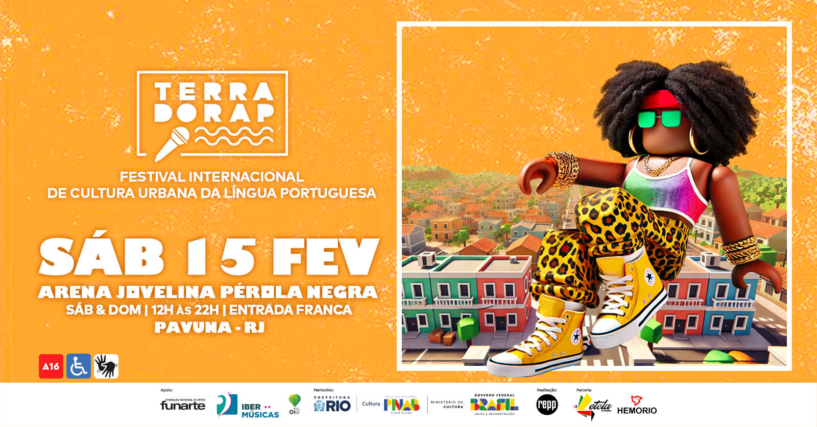 FESTIVAL TERRA DO RAP - 15/02 em Rio de Janeiro - Sympla