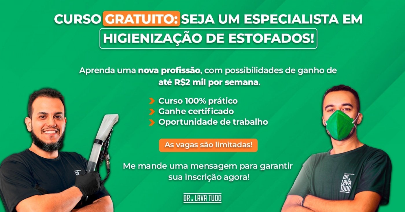 Higienização de Estofados - Dr. Lava Tudo - GRATUITO em São Paulo - Sympla