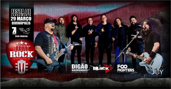 JOY ROCK FESTIVAL - FESTA DE LANÇAMENTO EM DIVINÓPOLIS / ESTRELA OESTE CLUBE