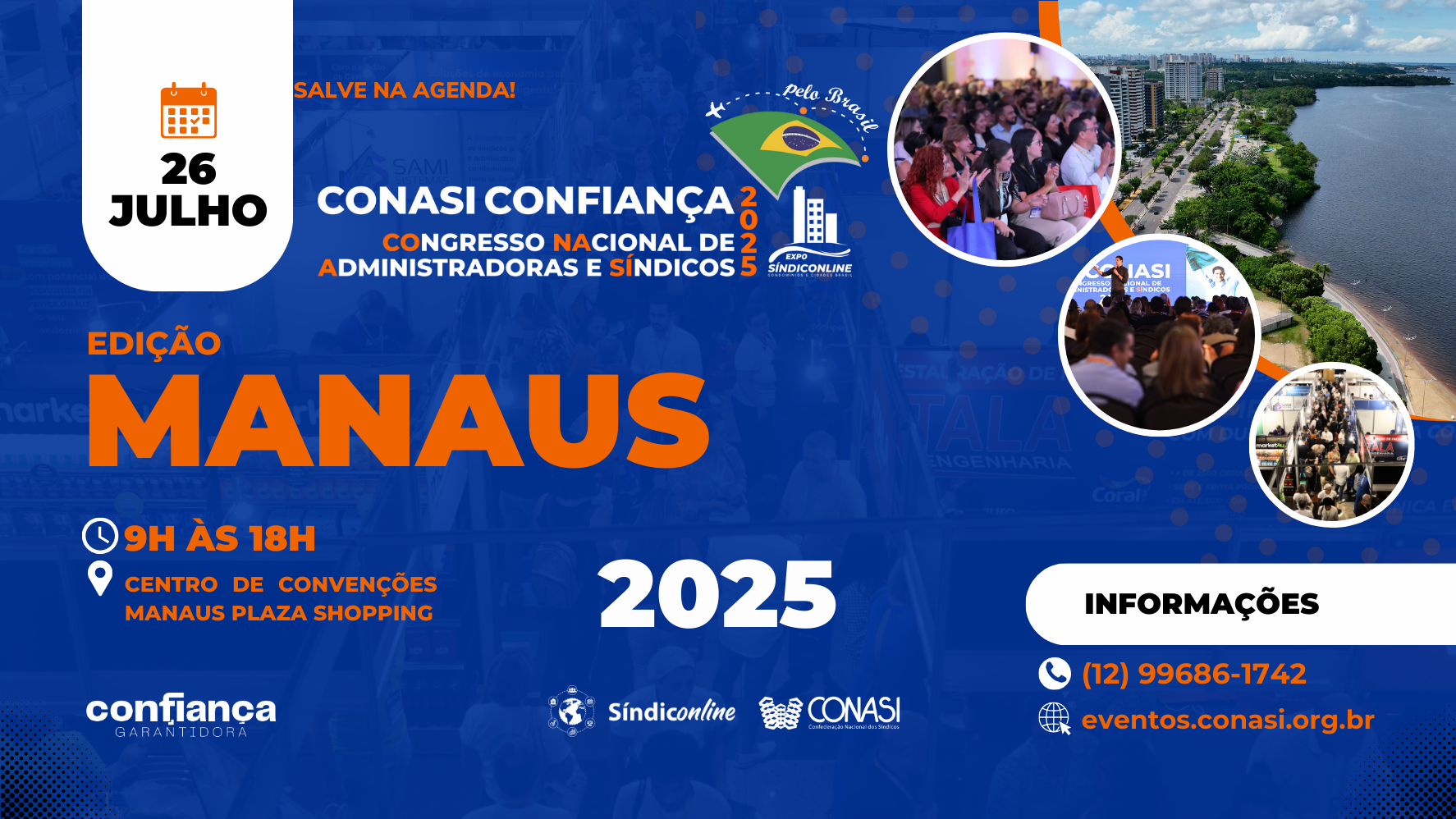 CONASI CONFIANÇA Manaus 2025 - Congresso Nacional de Administradoras e Síndicos pelo Brasil