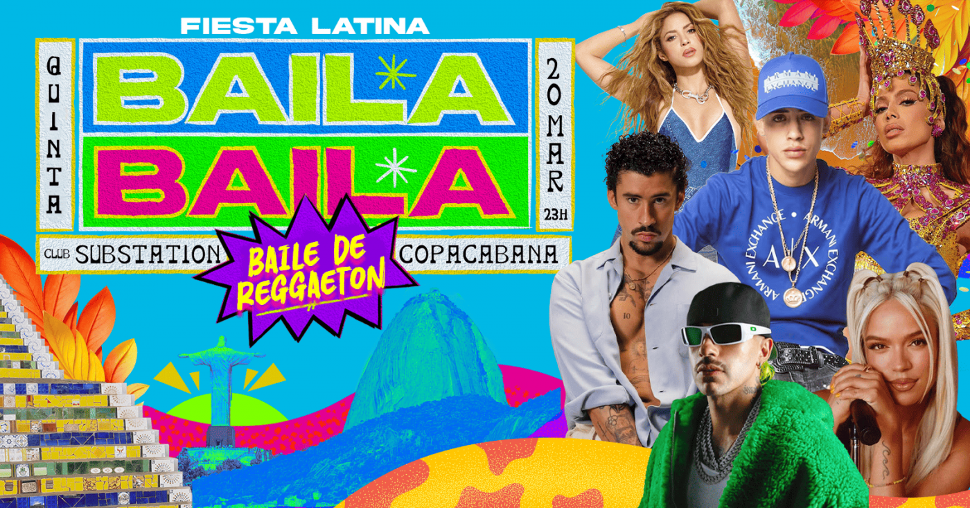Fiesta Latina Baila Baila | Baile de Reggaeton | Copacabana | 20 de ...
