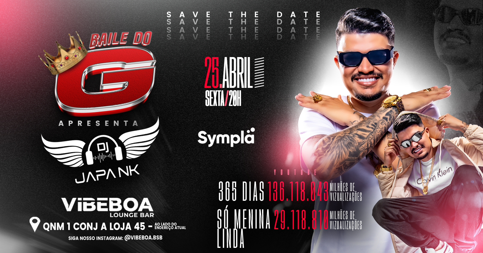 BAILE DO G • DJ JAPA NK | VIBE BOA LOUNGE BAR | SEXTA 25/04/2025